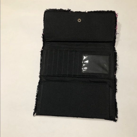 Tong Guang Peace Material Pink&Black Wallet. - Picture 4 of 6